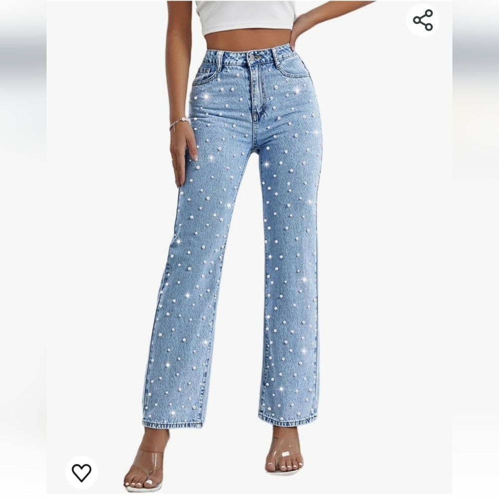 Nwt BLANK NYC zirconia Embellished Jeans 29 and 26 size